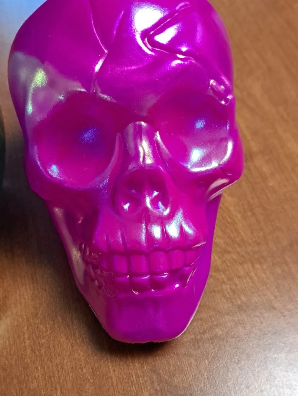 Halloween Skull Party Accent Set - White, Green, Pink
